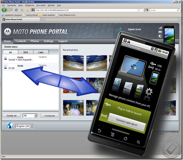 Motorola phone portal