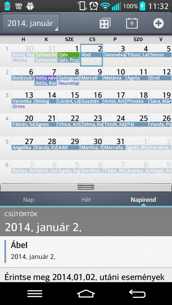 Calendar