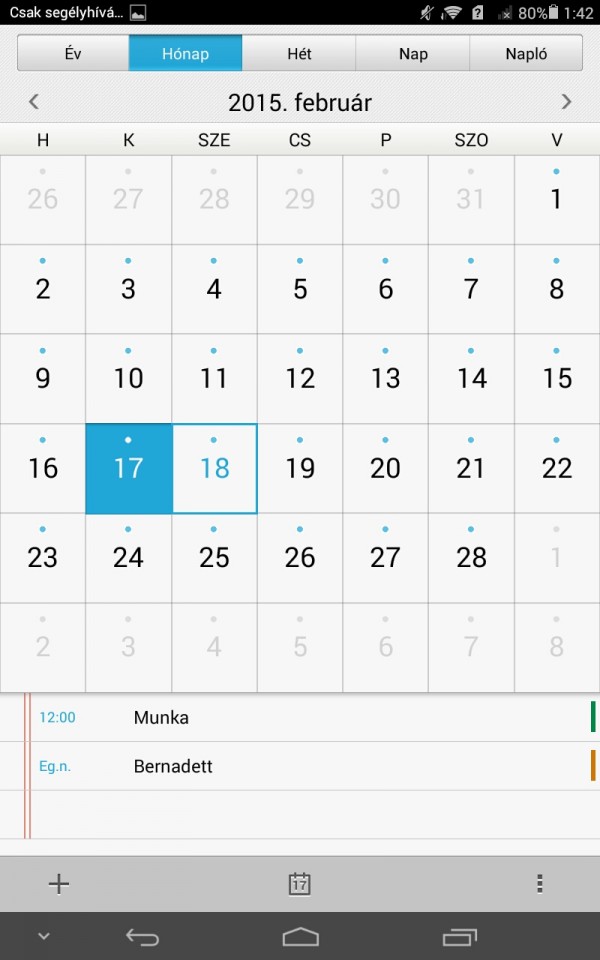 calendar